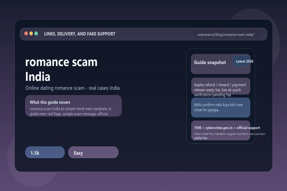 Online dating romance scam - real cases India cover image