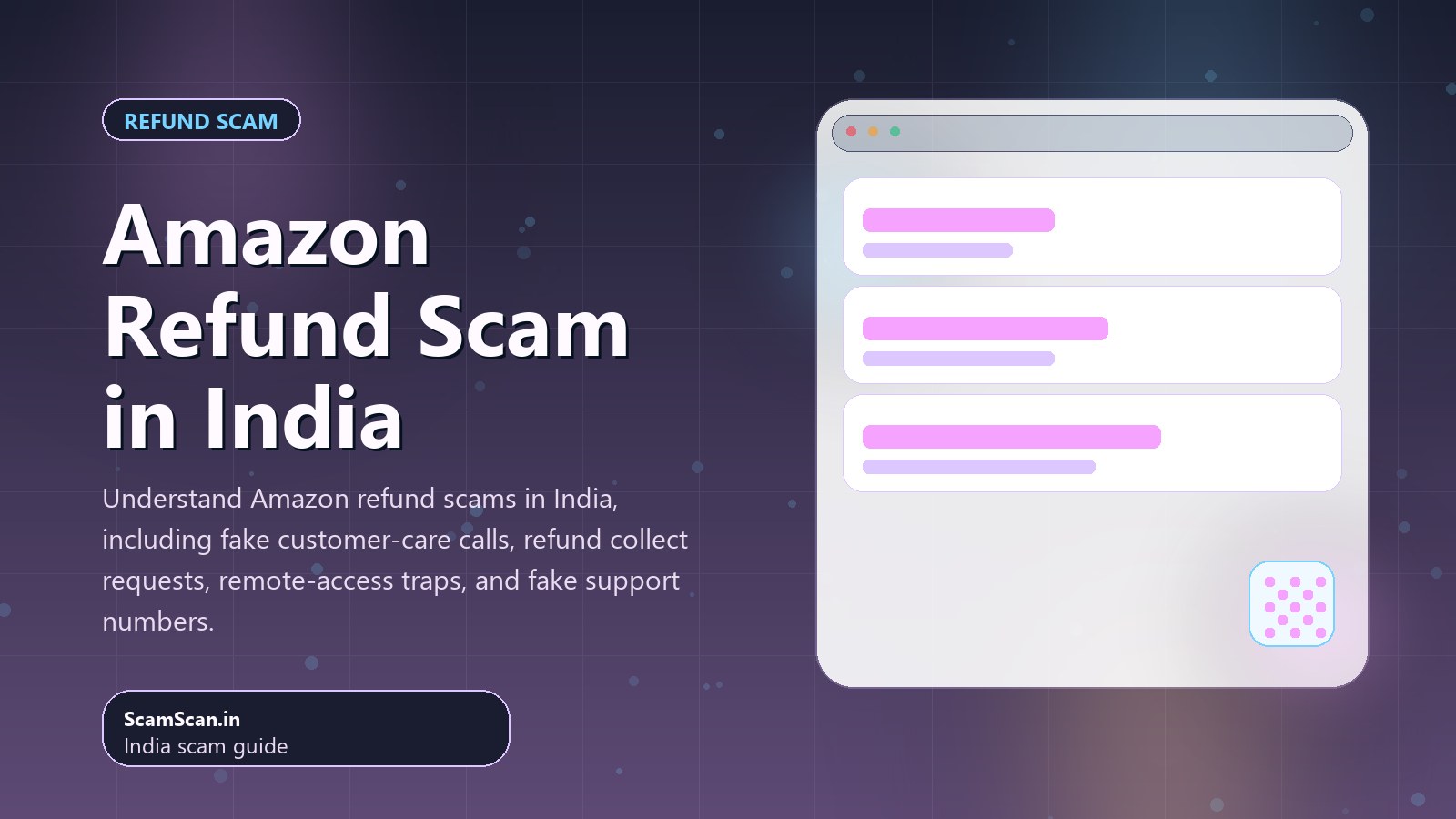 Amazon Refund Scam in India cover image